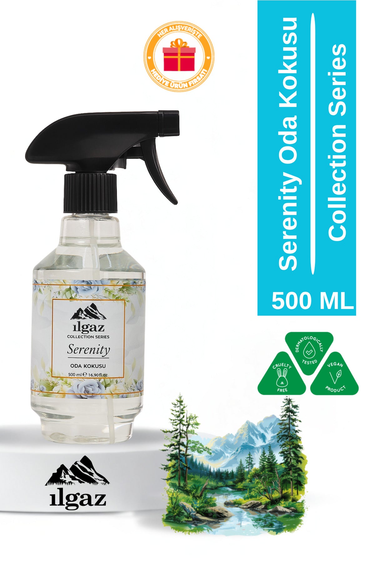 Serenity Sprey Oda Kokusu | Collection Series Bahar Çiçekleri Kokusu - 500 ml