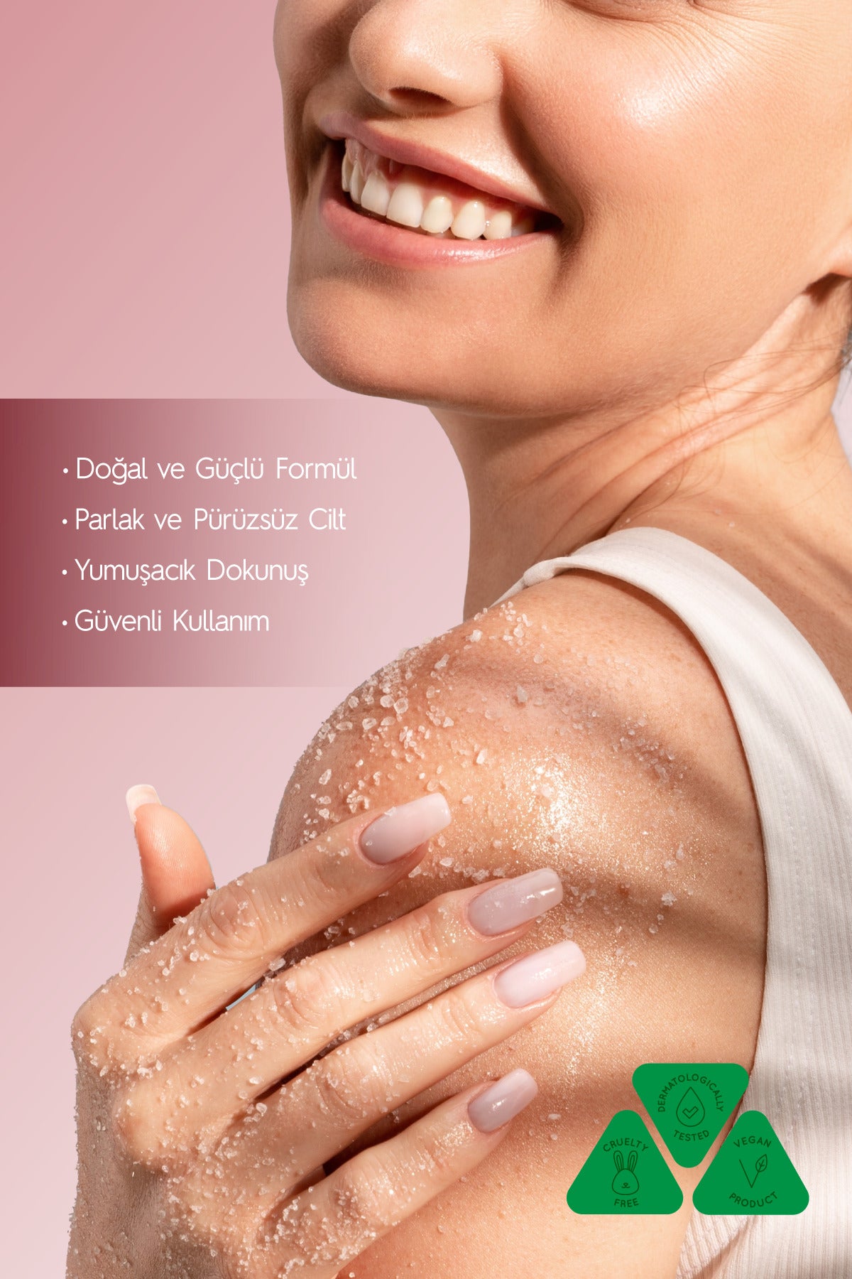 Body Scrub Çilek - Besleyici, Arındırıcı Ve Nemlendirici Vücut Peelingi 250 ml