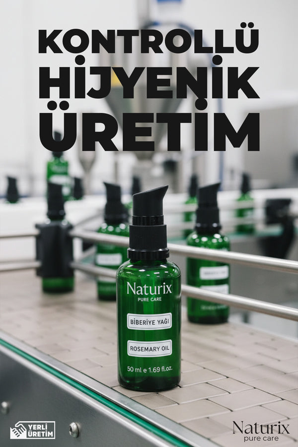 Biberiye Yağı %100 Doğal Dökülme Karşıtı, Saç Uzamasını Destekleyici ve Kepek Önleyici - 50 ml
