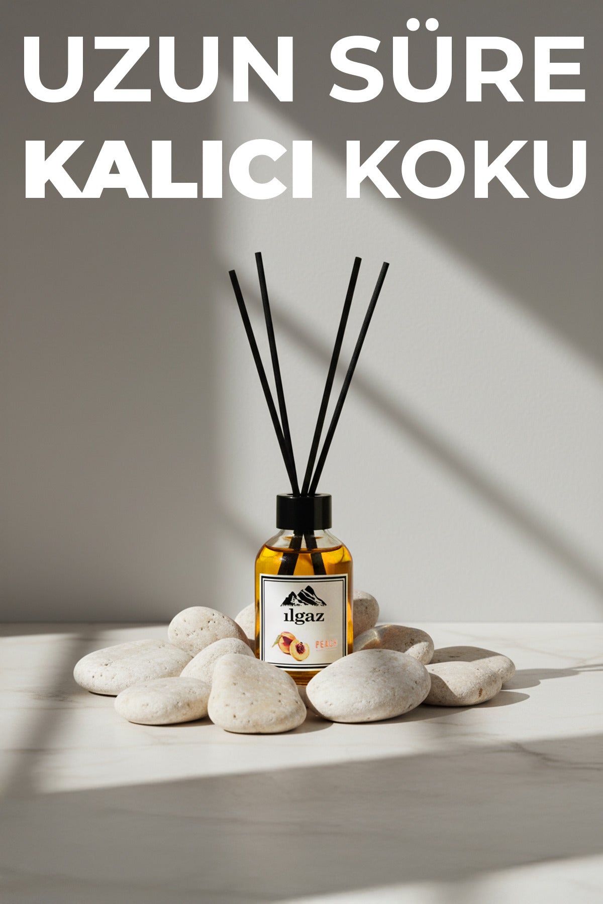 Şeftali Bambu Çubuklu Oda Kokusu 110 ml | Red Diffuser Peach Meyveli Ortam Kokusu