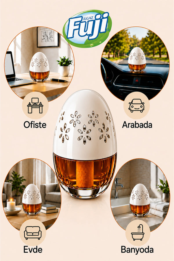 Amber Araç, WC, Oda ve Ortam Kokusu 100 ml | Amber Fusion Kalıcı Kavanoz Koku