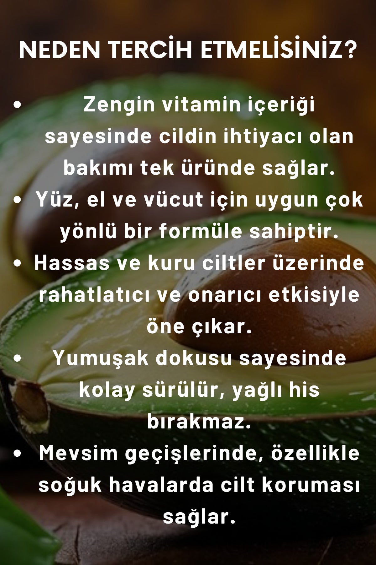 Avokado Özlü El, Yüz Ve Vücut Bakım Kremi 250 ml | Nemlendirici Ve Onarıcı Vücut Losyonu