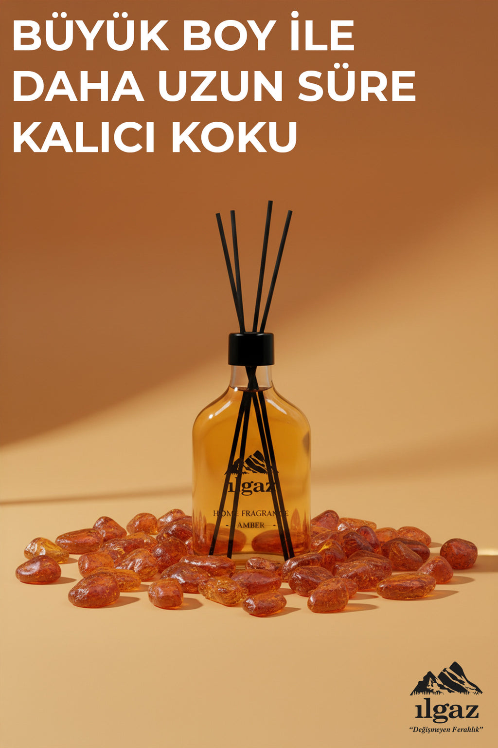 Amber Bambu Çubuklu Oda Kokusu 200 ML | XL Red Diffuser