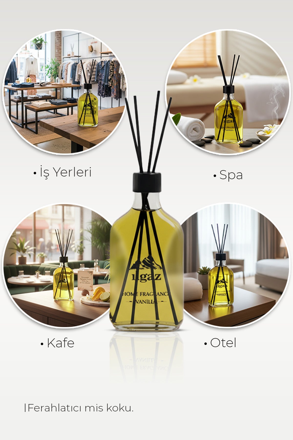 Vanilya Bambu Çubuklu Oda Kokusu 200 ML | XL Red Diffuser