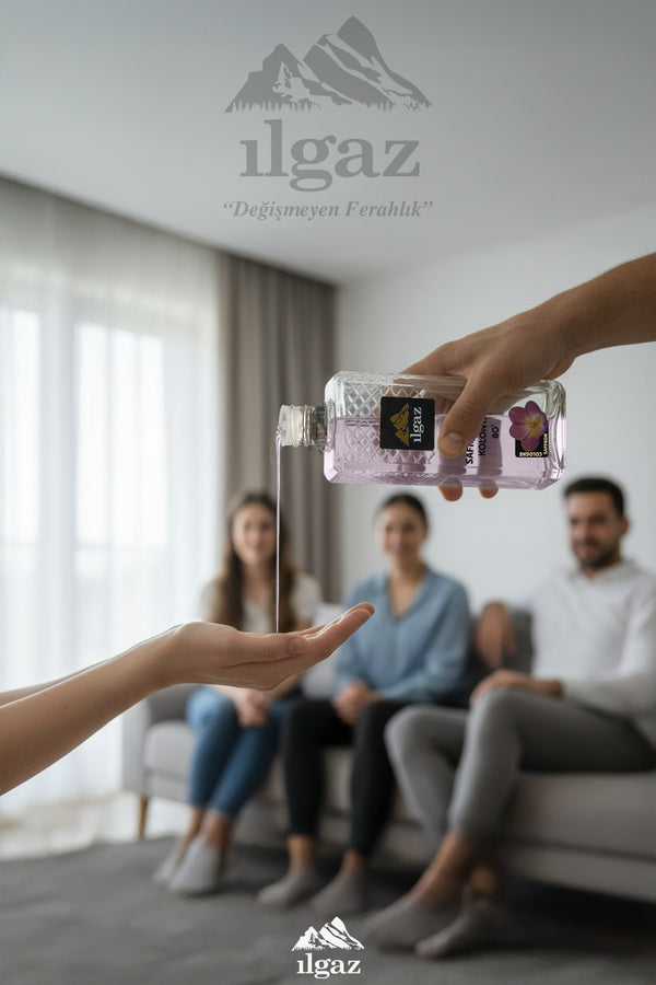 Safran Çiçeği Kolonyası 80 Derece 400 ml | Elegance Series