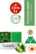 Salatalık Sabunu 125 gr | Cilt Ferahlatıcı, Nemlendirici ve Arındırıcı Bakım Sabunu