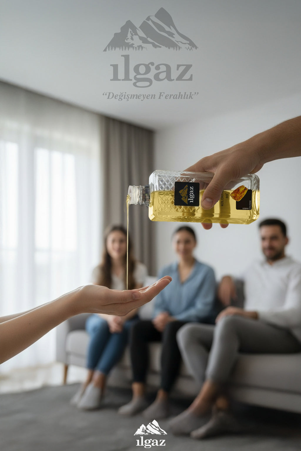 Amber Kolonyası 4'lü Set 80 Derece 400 Ml | Elegance Series