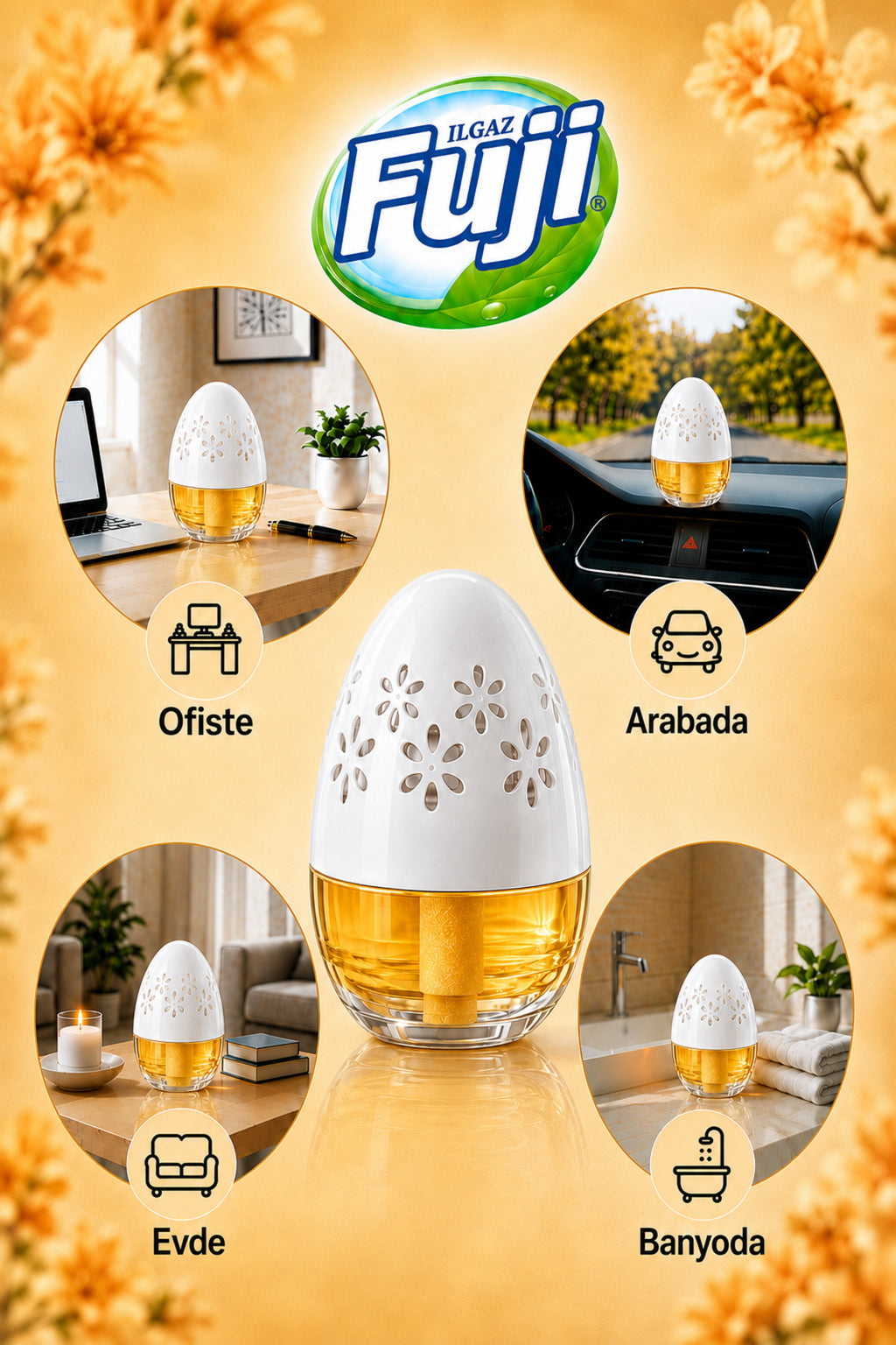 Mango Kokulu Araç, WC, Oda ve Ortam Kokusu 100 ml | Mango Core Kalıcı Kavanoz Koku