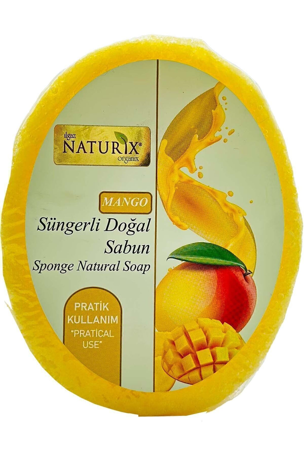 Mango Süngerli Sabun 150 gr | Peeling Etkili Ve Nemlendirici Sabun