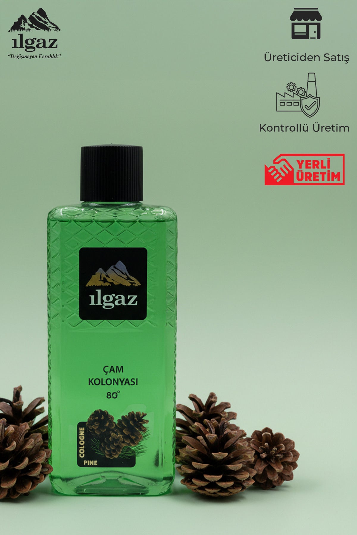 Çam Kolonyası 2'li Set 80 Derece 400 ml | Elegance Series