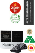 Kömür Sabunu 125 gr | Yoğun Nemlendirici, Aktif Karbon Sebum Dengeleyici & Arındırıcı