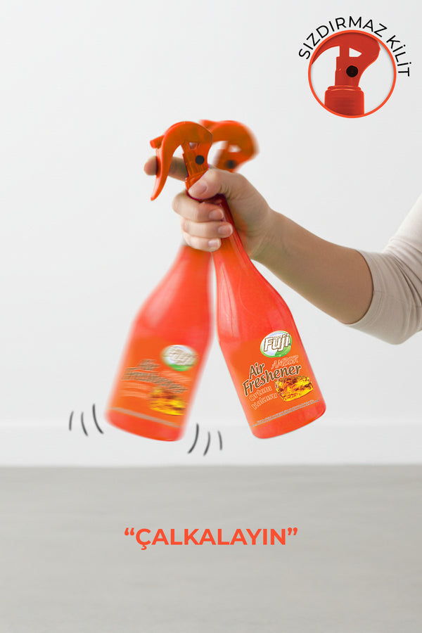 Amber Oda Spreyi 400 ml - 6'lı Eko Paket | Air Freshener Neon Amber Oda Kokusu