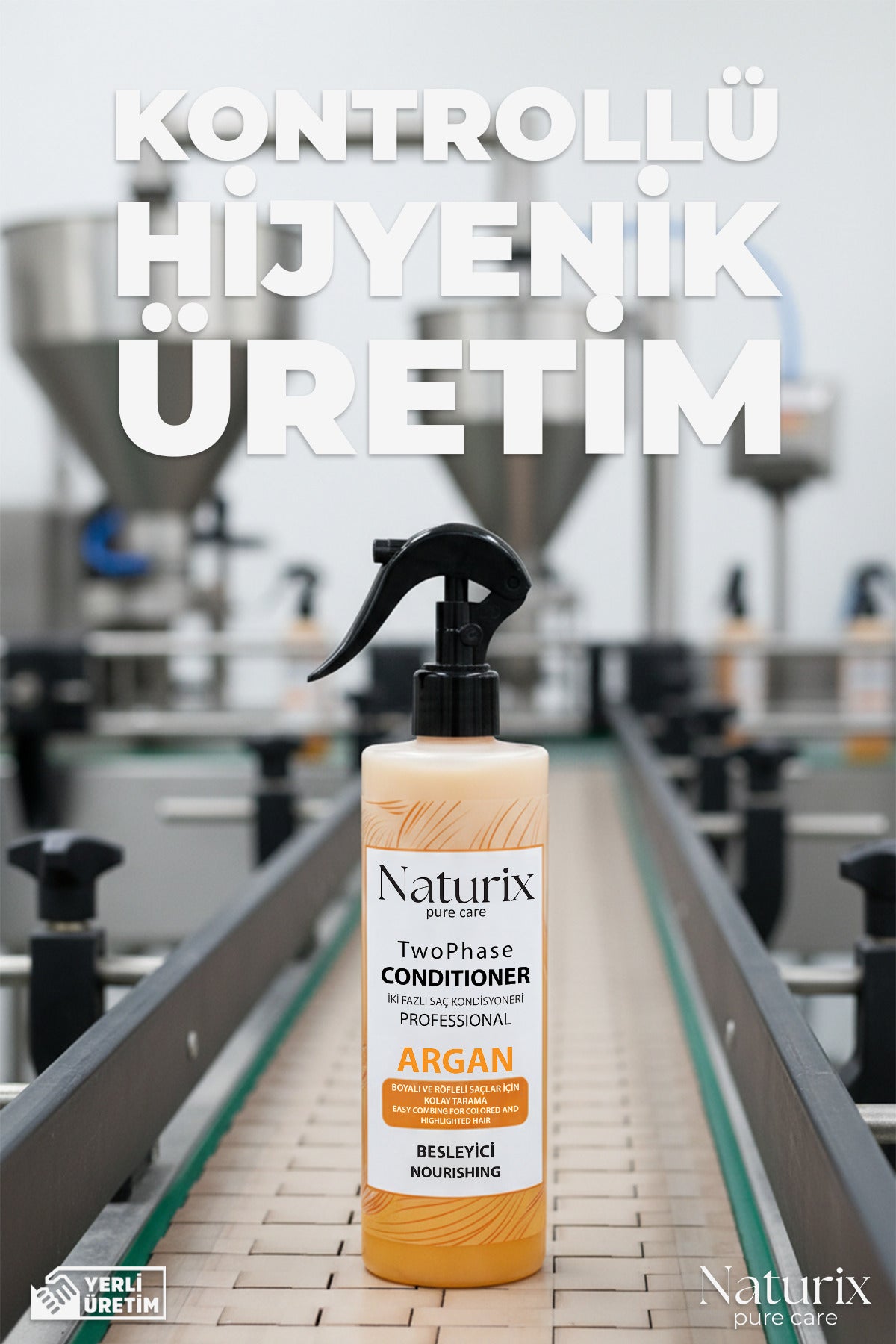 Argan Yağlı Iki Fazlı Saç Bakım Ve Fön Suyu 400ml - Besleyici Bakım Ve Parlaklık