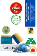 Kabak Lifli Okyanus Esintisi Sabun 130 gr | Mineralli Nemlendirici Ve Peeling Etkili Sabun