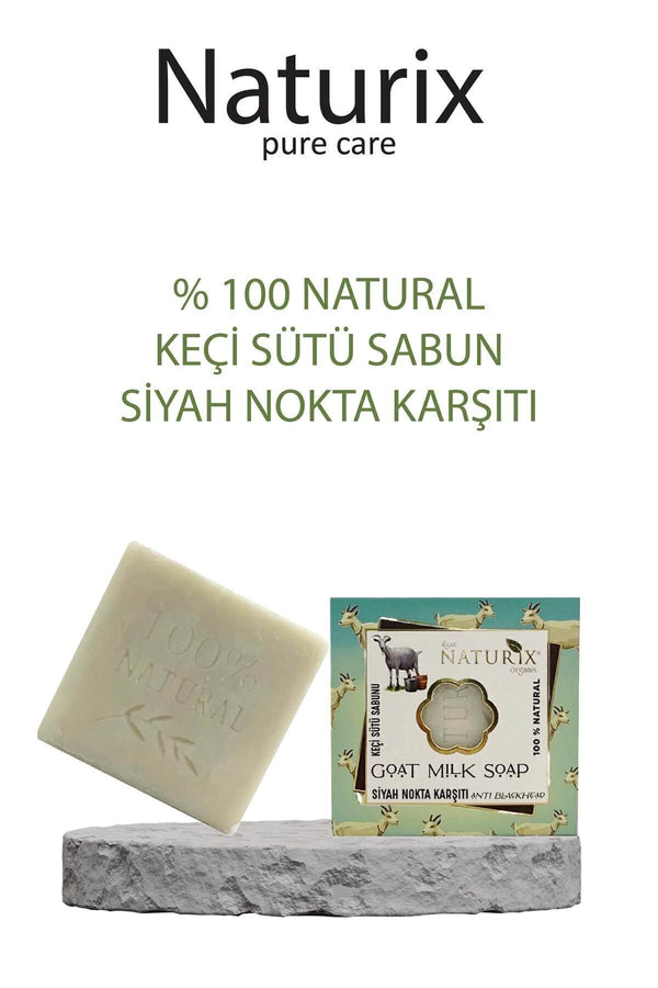 Keçi Sütü Sabunu 125 gr | Kurutucu, Siyah Nokta Karşıtı Ve Peeling Etkili Doğal Sabun