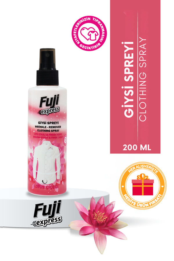 Ütü Etkili Giysi Spreyi Lotus Çiçeği Ferahlatıcı Ve Pratik Giysi Bakımı - 200 ml