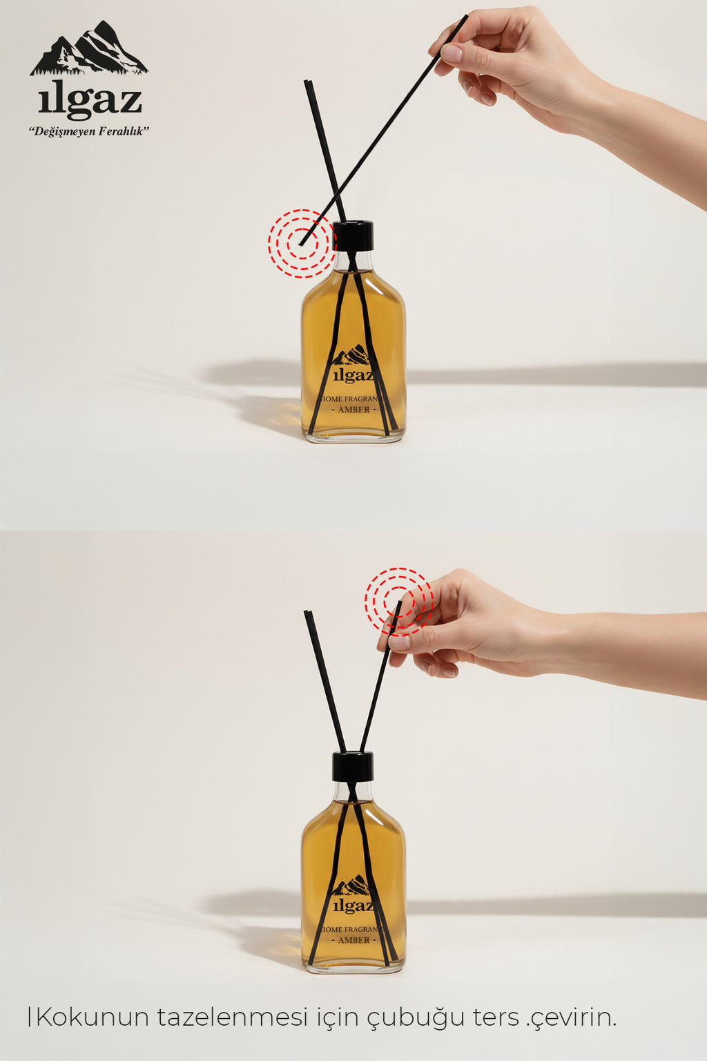 Amber Bambu Çubuklu Oda Kokusu 200 ML | XL Red Diffuser