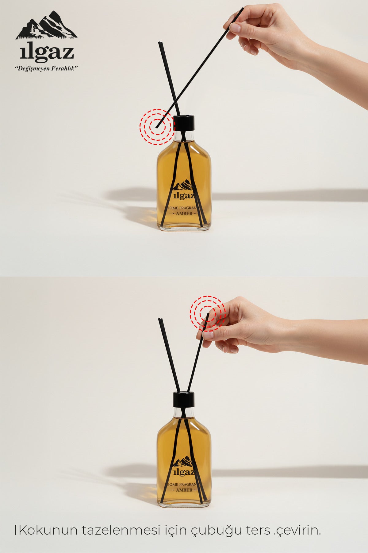 Amber Bambu Çubuklu Oda Kokusu 200 ML | XL Red Diffuser