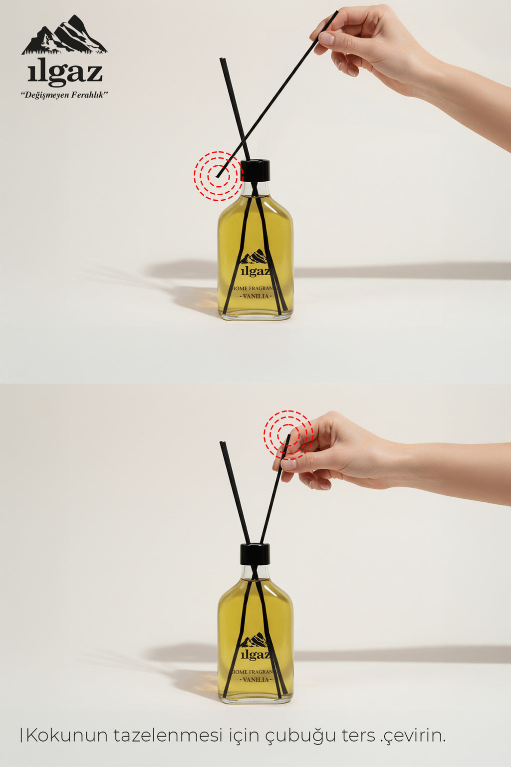 Vanilya Bambu Çubuklu Oda Kokusu 200 ML | XL Red Diffuser