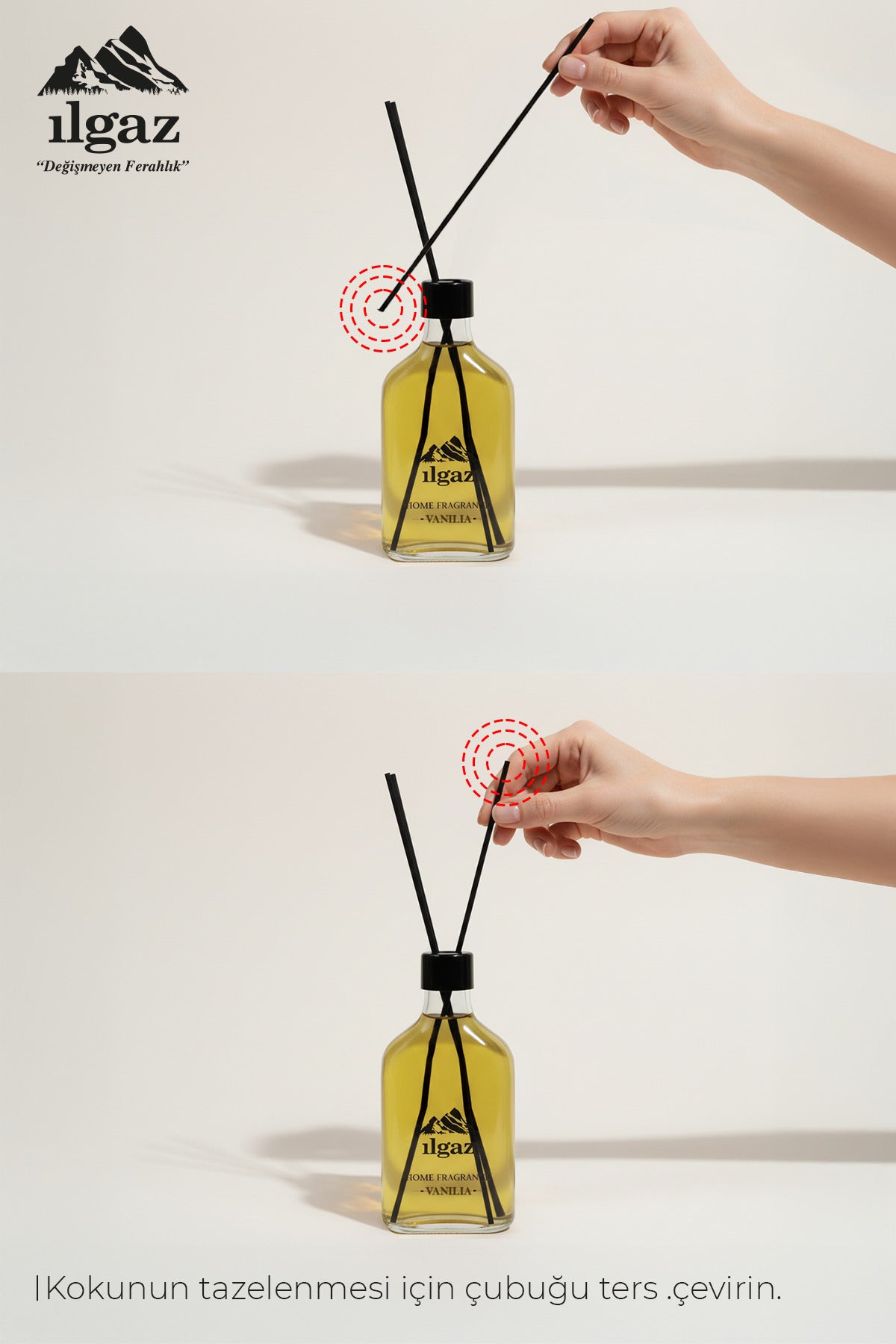 Vanilya Bambu Çubuklu Oda Kokusu 200 ML | XL Red Diffuser