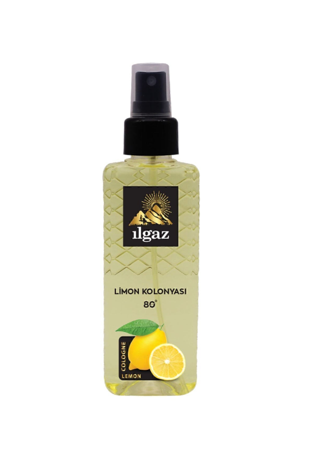 Limon Kolonyası 80 Derece 150 ml - 4'lü Eko Paket | Elegance Series Sprey Kolonya