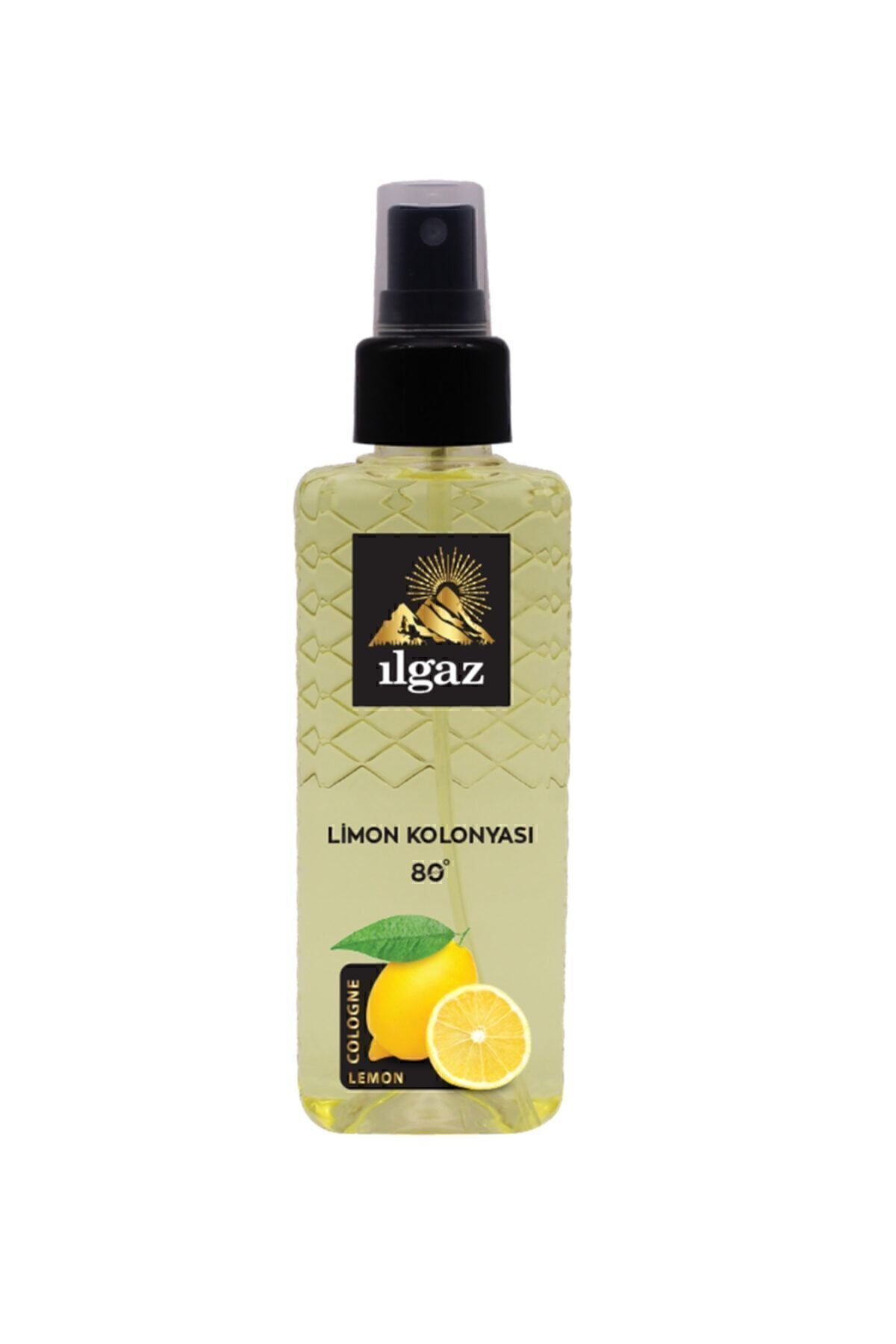 Limon Kolonyası 80 Derece 150 ml - 4'lü Eko Paket | Elegance Series Sprey Kolonya