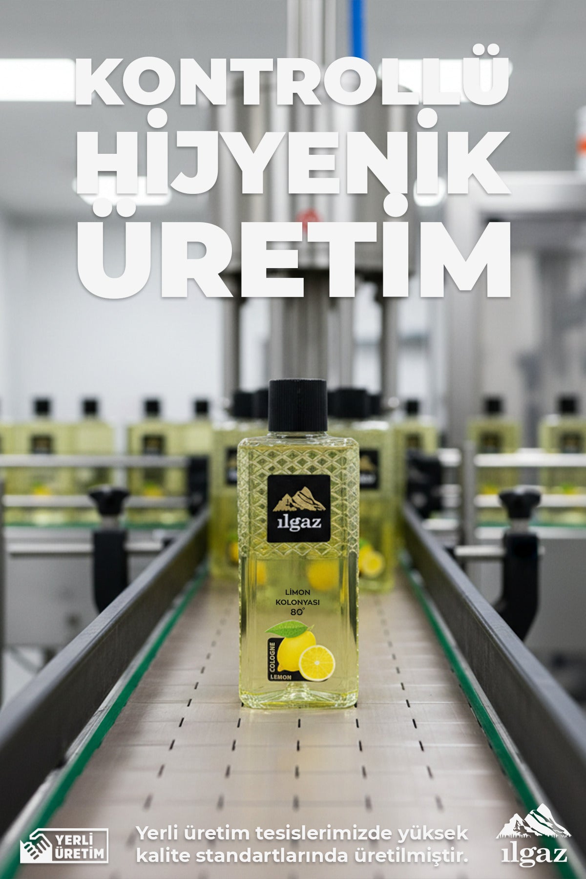 Limon Kolonyası 4'lü Set 80 Derece 400 ml | Elegance Series