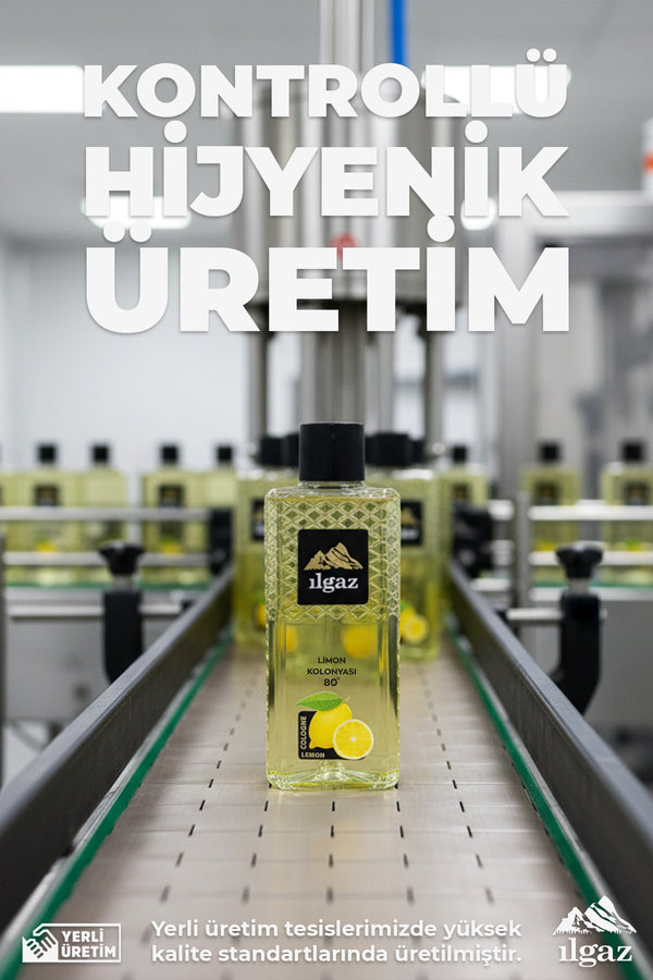 Limon Kolonyası 4'lü Set 80 Derece 400 ml | Elegance Series