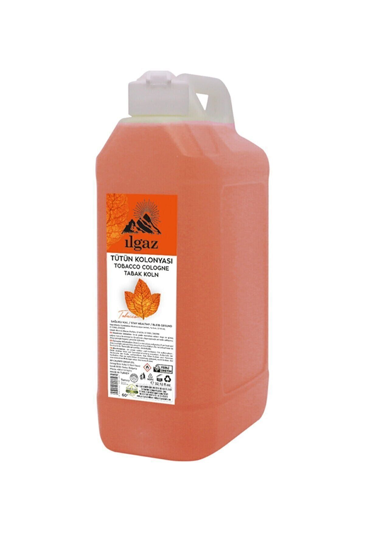 Tütün Kolonyası 60 Derece 1000 ml Bidon | Pratik Huni Kapaklı Büyük Boy Kolonya