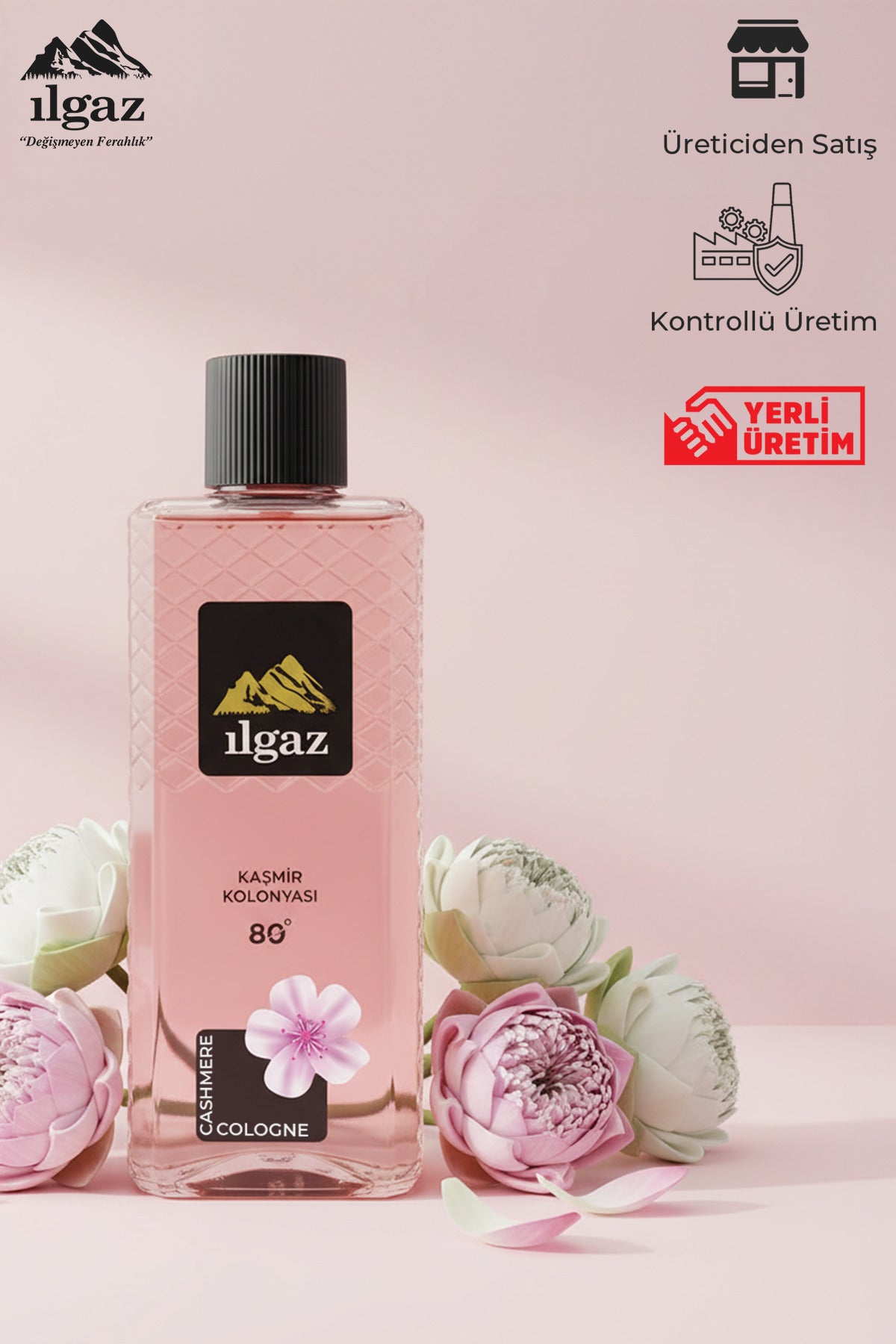 Kaşmir Kolonyası 2'li Set 80 Derece 400 ml | Elegance Series