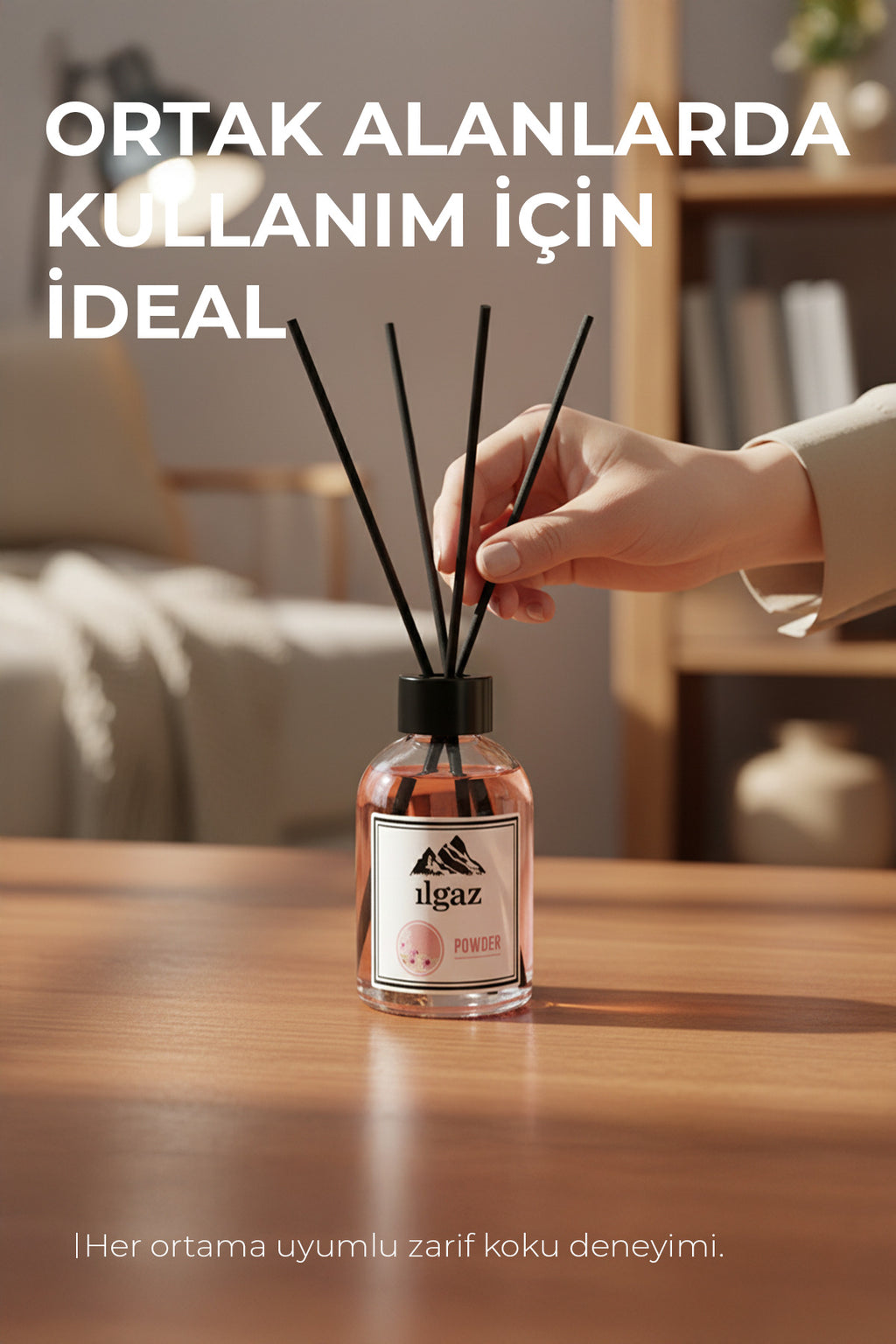 Pudra Bambu Çubuklu Oda Kokusu 110 ml | Red Diffuser Powder Ortam Kokusu