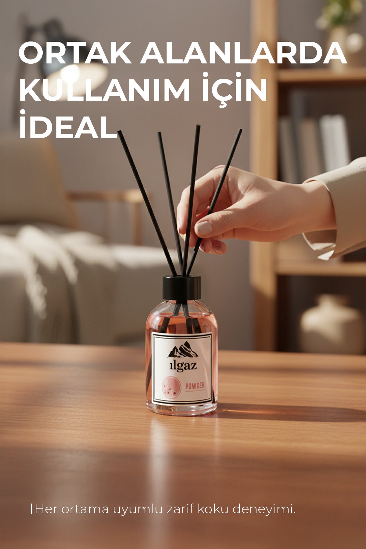 Pudra Bambu Çubuklu Oda Kokusu 110 ml | Red Diffuser Powder Ortam Kokusu
