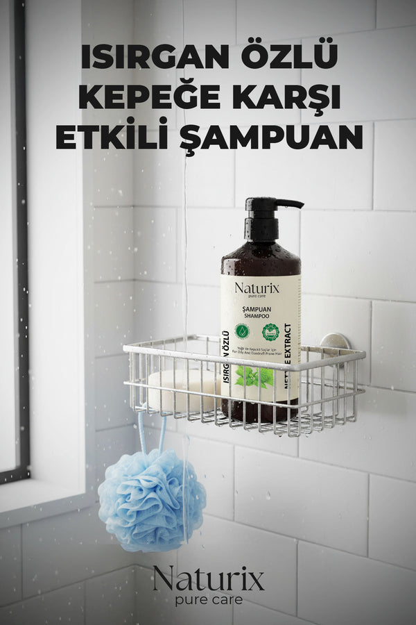 Kepeğe Karşı Tuzsuz Isırgan Otu Şampuanı Paraben Ve Fosfat Içermeyen Saç Bakımı - 600 ml