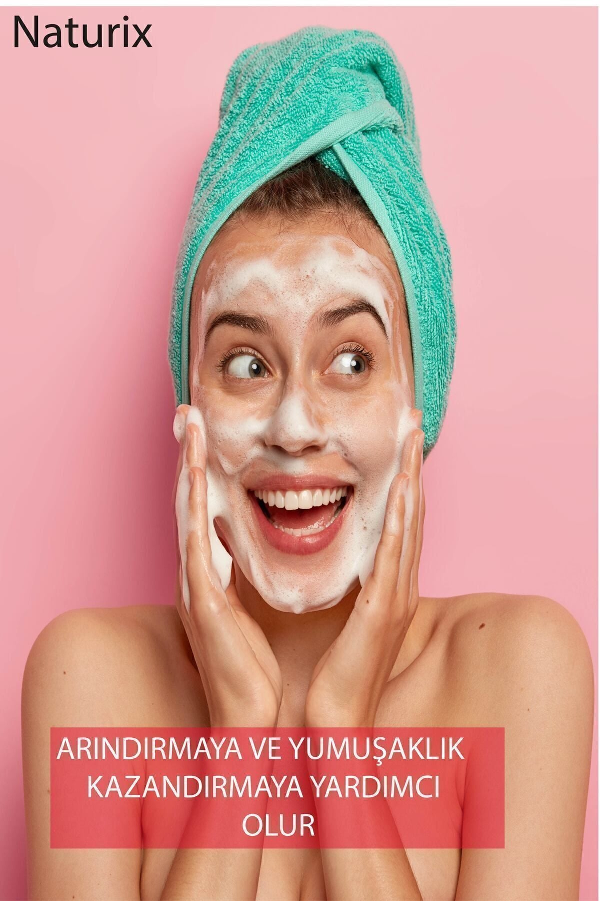 Çilek Süngerli Sabun 150 gr | Doğal Çilek Soap | Peeling Etkili Cilt Arındırıcı