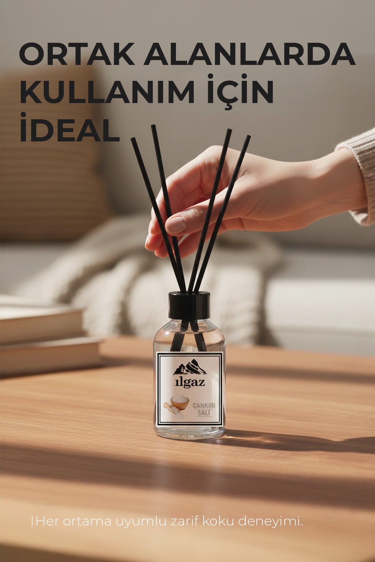 Çankırı Tuzu Bambu Çubuklu Oda Kokusu 110 ml | Red Diffuser Ortam Kokusu