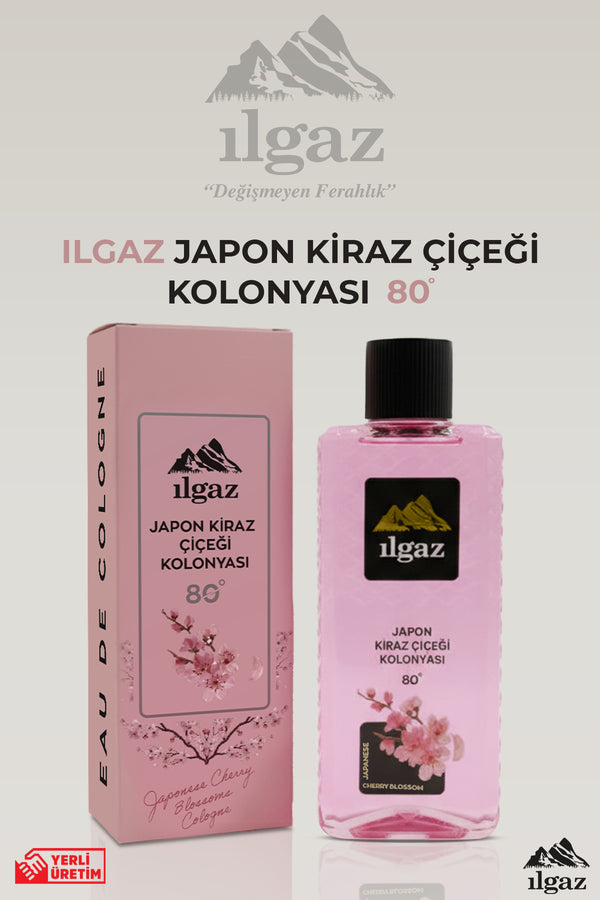Japon Kiraz Çiçeği Kolonyası 400 ml | Elegance Series 80 Derece Eau De Cologne