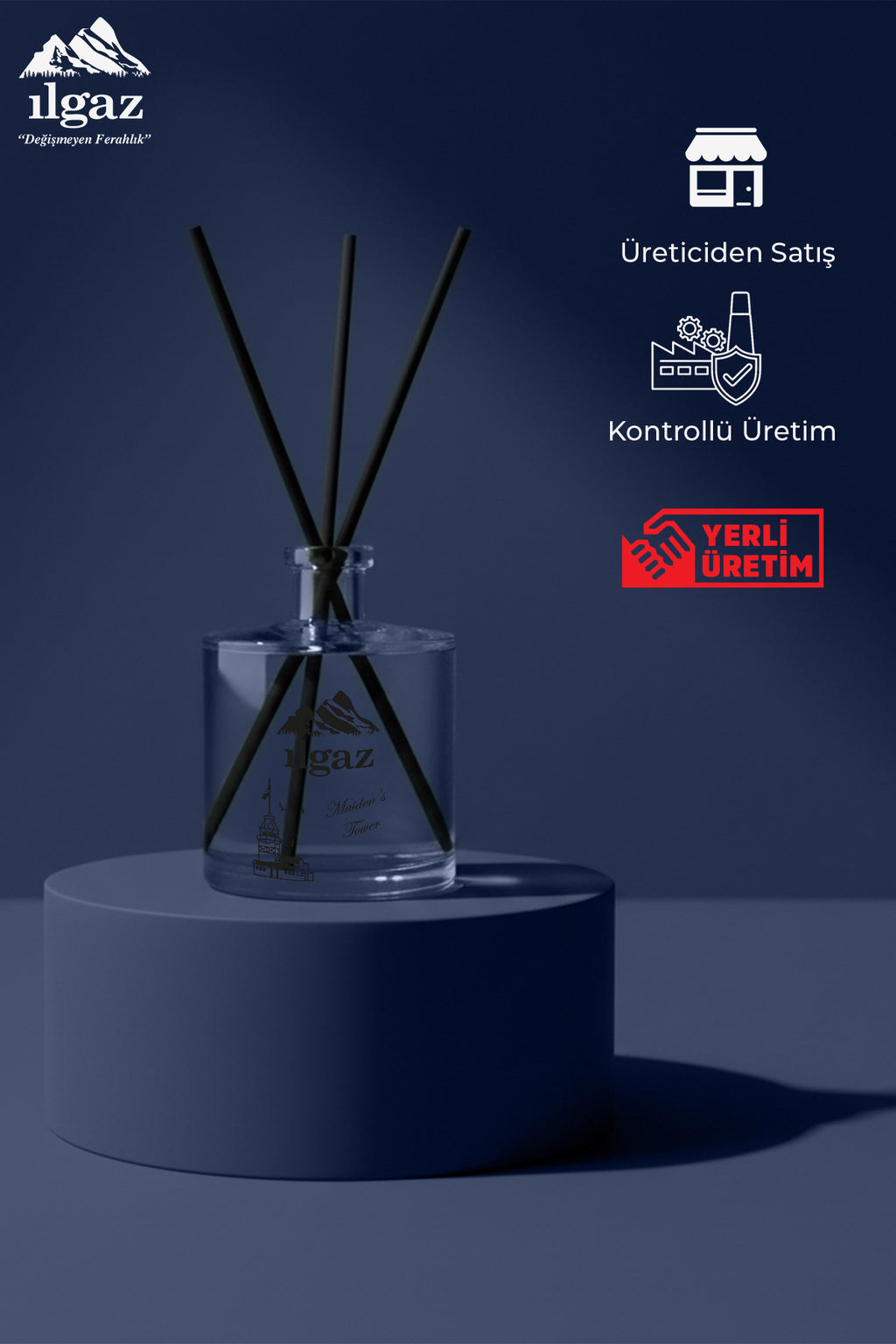 Kız Kulesi Bambu Çubuklu Oda Kokusu 500 ML | Türkiye Serisi