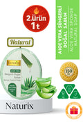 Aloe Vera Süngerli Sabun 150 gr | Kuru Ciltler Için Nemlendirici Ve Kurutucu