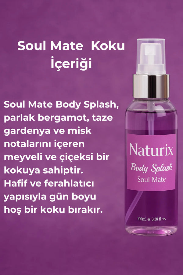 Soul Mate Body Splash - Hafif ve Çekici Kokusu ile Vücut Spreyi 100 Ml