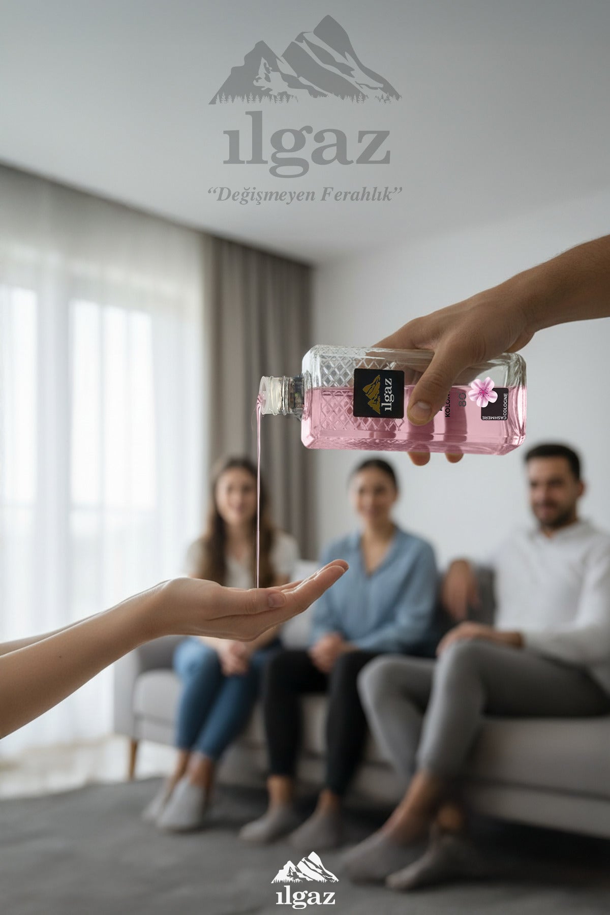 Kaşmir Kolonyası 2'li Set 80 Derece 400 ml | Elegance Series