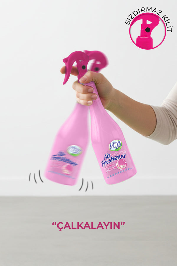 Pudra Oda Spreyi 400 ml - 6'lı Eko Paket | Air Freshener Neon Pudra Oda Kokusu