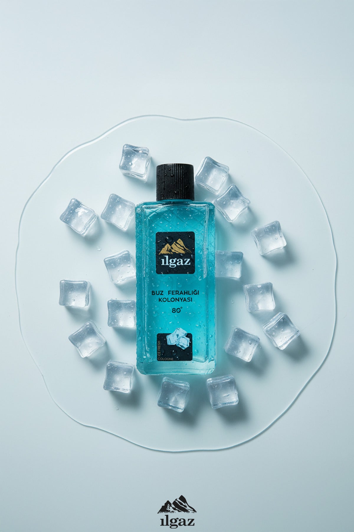 Buz Ferahlığı Kolonyası 3'lü Set 80 Derece 400 ml | Elegance Series
