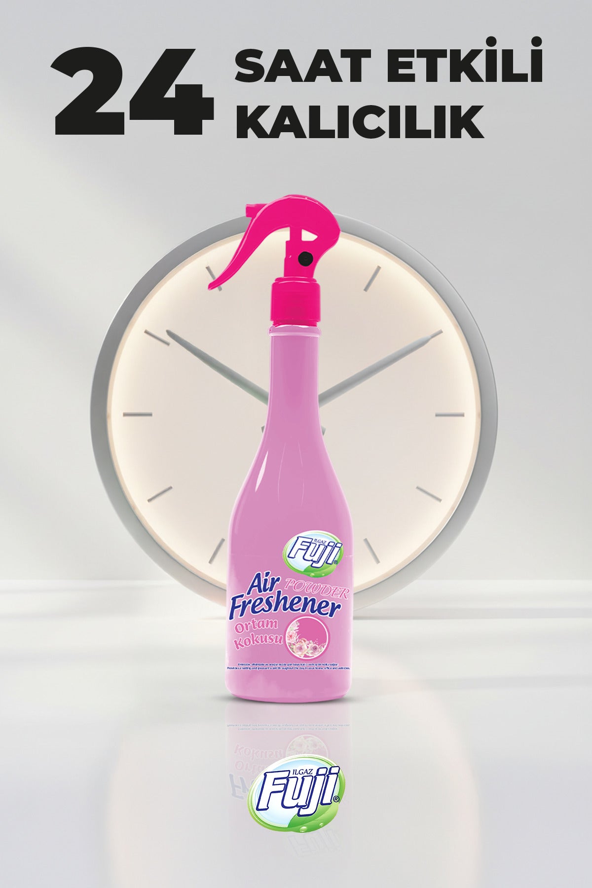 Pudra Oda Spreyi 400 ml - 6'lı Eko Paket | Air Freshener Neon Pudra Oda Kokusu
