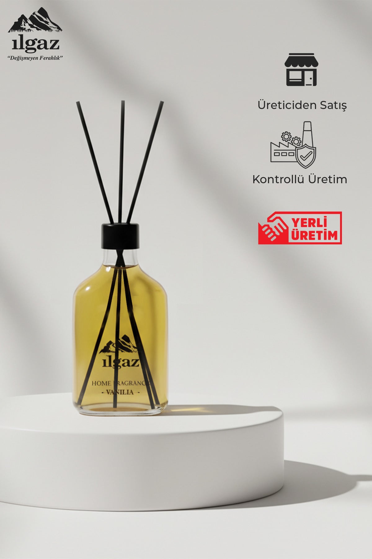 Vanilya Bambu Çubuklu Oda Kokusu 200 ML | XL Red Diffuser
