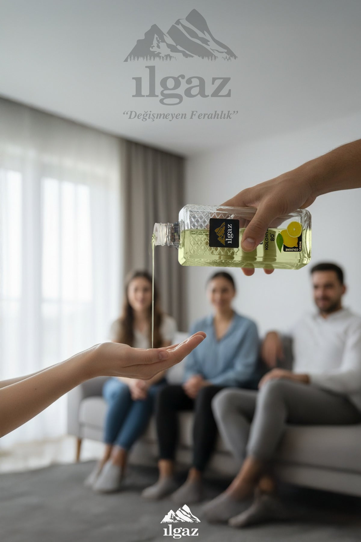 Elegance Series 400 ml Limon Kolonya Kutulu Kalıcı 80 Derece Limon Kolonyası