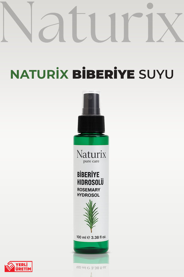 Biberiye Suyu %100 Doğal, Dökülme Karşıtı ve Saç Uzamasını Destekleyici Saç Toniği - 100 ml