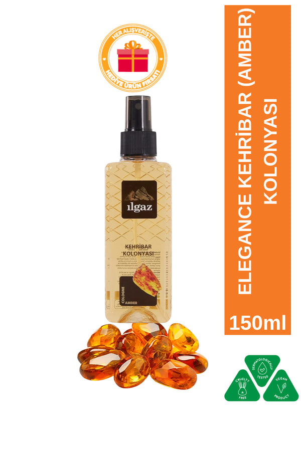 Amber Kolonyası 150 Ml | Elegance Series Sprey Çanta Boy Kolonya