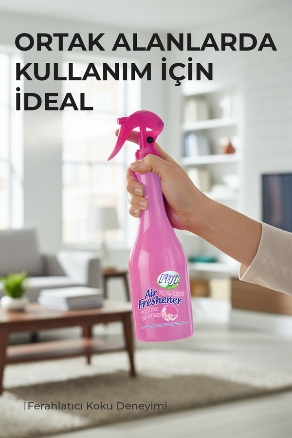 Pudra Oda Spreyi 400 ml - 6'lı Eko Paket | Air Freshener Neon Pudra Oda Kokusu