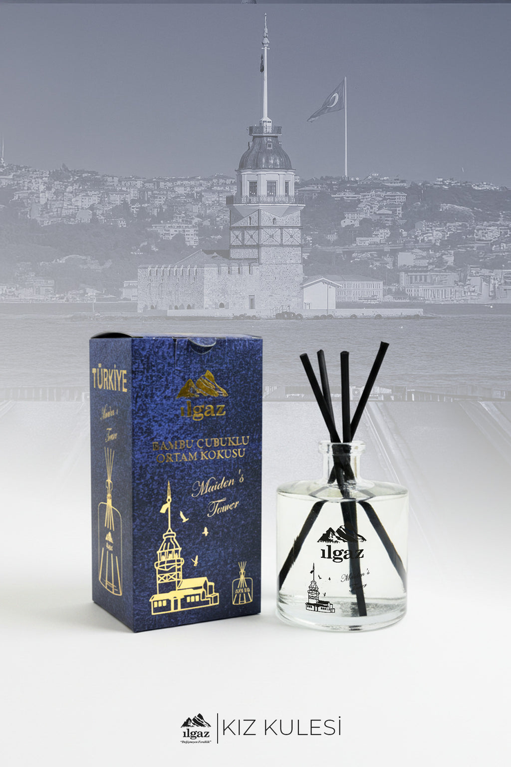 Kız Kulesi Bambu Çubuklu Oda Kokusu 500 ML | Türkiye Serisi