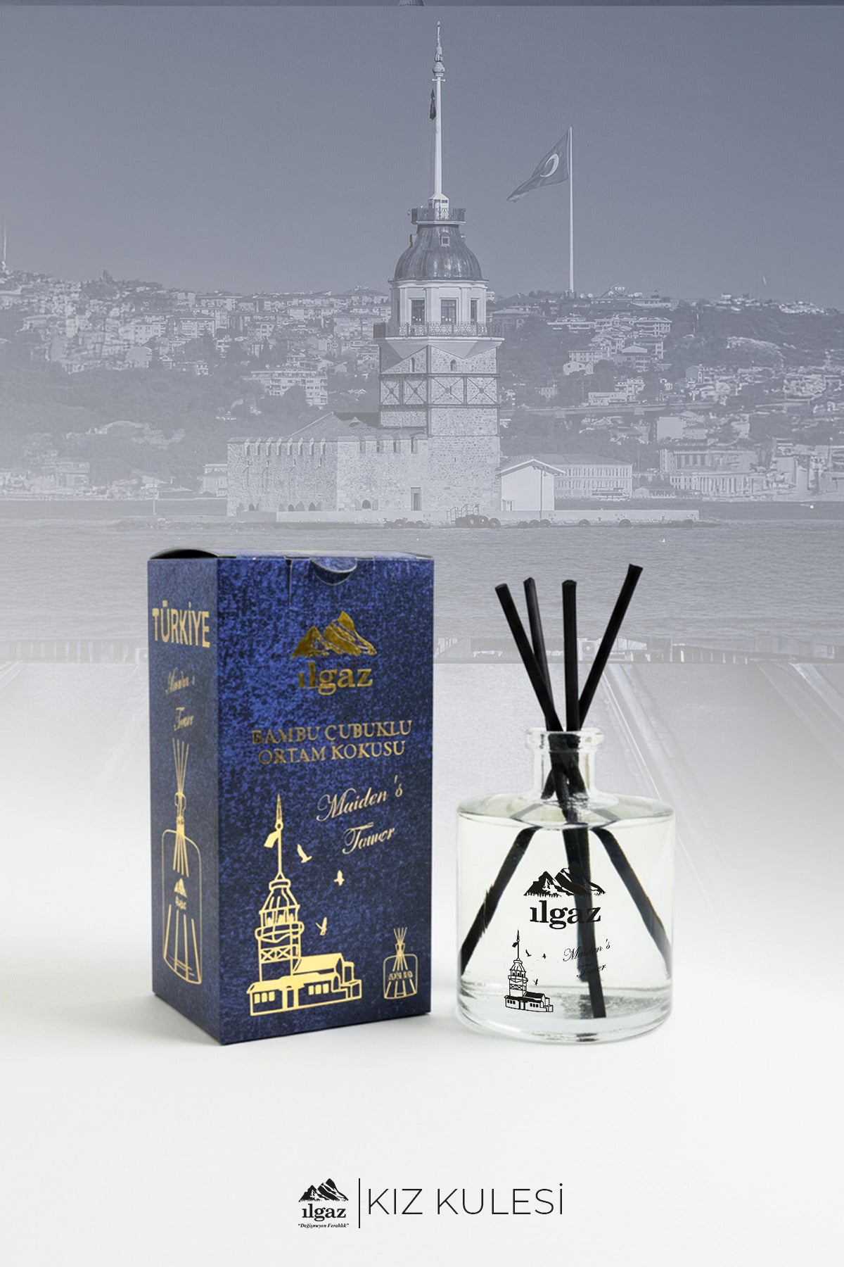 Kız Kulesi Bambu Çubuklu Oda Kokusu 500 ML | Türkiye Serisi